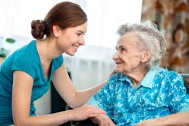 nurse caring for patient