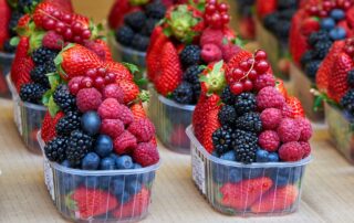 Eating organic berries can serve as a part of a Whole Health Self Care regimen